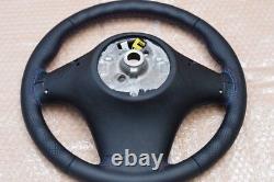 BMW X3 X5 E53 E83 Leather Steering wheel, M STITCH 32306778404 NEW