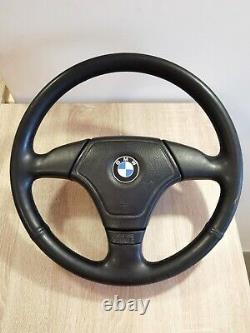 BMW e31 e32 e34 e36 M3 M5 Z3 e39 e38 OEM Leather Sport Steering wheel Lenkrad