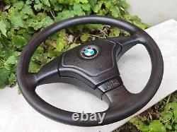 BMW e31 e32 e34 e36 M3 M5 Z3 e39 e38 OEM Leather Sport Steering wheel Lenkrad