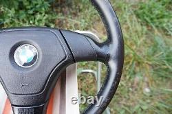 BMW e31 e34 e36 M3 M5 Z3 e39 OEM Leather Sport Steering wheel AirBag Sleep ring