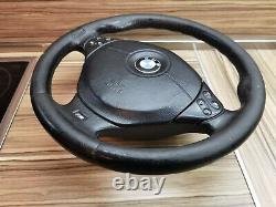 BMW e38 e39 e46 e53 X5 M5 OEM Leather ///M Sport Steering wheel