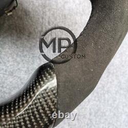 Black Alcantara Carbon Fiber Steering Wheel Fit For Nissan 350Z FX35 2003-2009