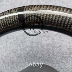 Black Alcantara Carbon Fiber Steering Wheel Fit For Nissan 350Z FX35 2003-2009