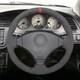 Black Alcantara Steering Wheel Cover for Honda Integra Type R DC2 Civic Type R