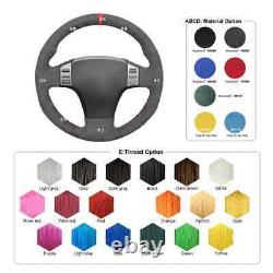 Black Alcantara Steering Wheel Cover for Infiniti G35 2003-06 Nissan Skyline V35