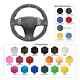 Black Alcantara Steering Wheel Cover for Infiniti G35 2003-06 Nissan Skyline V35