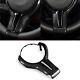 Black Carbon Fiber Steering Wheel Cover For BMW M2 M3 M4 M5 M6 X5M X6M 2011-2018