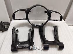 Black piano lacquer Steering wheel Cover for Merdeces-Benz AMG 63 G Replacement