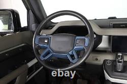 Blue Matte Steering Wheel Strip Cover Trim Fit For Land Rover Defender 2020-2024