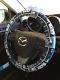 Blue Star Wars Steering Wheel Cover featuring Darth Vader, C-3PO, Luke Skywalker