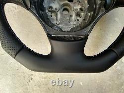 Bmw 3 E90 E91 X1 E84 Nappa/perf Leather Ergonomic Inlays Steering Wheel Thick