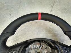 Bmw 3 E90 E91 X1 E84 Nappa/perf Leather Ergonomic Inlays Steering Wheel Thick