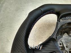 Bmw 3 E90 E91 X1 E84 Nappa/perf Leather Ergonomic Inlays Steering Wheel Thick