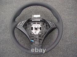 Bmw E60/61 New Factory Leather Heated Steering Wheel/thumb Rests/m Stitch Carbon