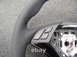 Bmw E60/61 New Factory Leather Heated Steering Wheel/thumb Rests/m Stitch Carbon