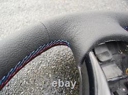 Bmw E60/61 New Factory Leather Heated Steering Wheel/thumb Rests/m Stitch Carbon