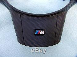 Bmw E60, E63, E64 M Steering Wheel Cover Rewrapped With Carbon Fiber Vinyl