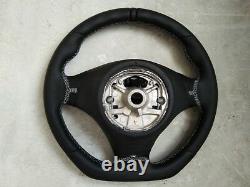 Bmw E90 E91 E84 New Nappa Leather Ergonomic Inlays Steering Wheel Flat Bottom