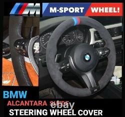 Bmw F32 F30 F34 F87 M2 F80 M3 F82 F12 F13 F85 Alcantara Steering Wheel Cover Tri