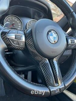 Bmw M2 M3 M4 M5 F87 F80 F82 F83 F10 X5m X6 M Steering Wheel Carbon Cover Trim