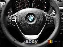 Bmw New Genuine 1 2 3 4 Series F20 F30 Steering Wheel Black/chrome Trim 6854776