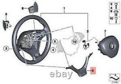 Bmw New Genuine F07 F01 F10 F11 F12 M Sport Steering Wheel Trim Cover 7841892