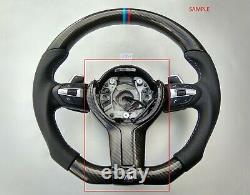 Bmw X3 F25 F26 X5 F15 F16 M-tech Sport Steering Wheel Carbon Trim Panel