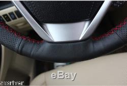 Brand NewCar Nubuck First Leather Steering Wheel Cover For Toyota Highlander