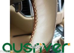 Brand New DIY Car Nubuck First Leather Steering Wheel Cover For Porsche Macan