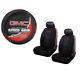 Brand New GMC Elite Red Logo Universal Fit Seat Covers and Steering Wheel Cover