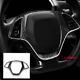 C7 Corvette 2014-2019 Carbon Fiber Steering Wheel Button Trim Cover