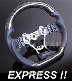 CARBON Leather Steering Wheel for SUBARU Impreza XV Crosstrek Forester Legacy