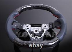 CARBON Leather Steering Wheel for SUBARU Impreza XV Crosstrek Forester Legacy