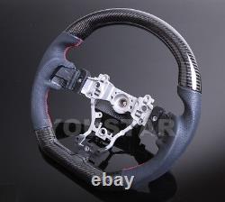 CARBON Leather Steering Wheel for SUBARU Impreza XV Crosstrek Forester Legacy