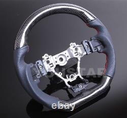 CARBON Leather Steering Wheel for SUBARU Impreza XV Crosstrek Forester Legacy