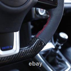 CARBON Leather Steering Wheel for SUBARU Impreza XV Crosstrek Forester Legacy