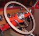 CLASSIC FORD Leather Steering Wheel Cover Wheelskins Custom Fit You Pick Color