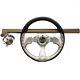 CLUB CAR GOLF CART STEERING WHEEL With SS COLUMN COVER AND ADAPTER