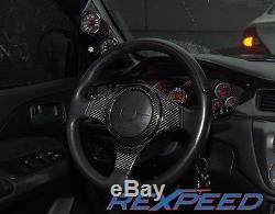 CT9A Dry Carbon Steering Wheel Cover Mitsubishi EVO 7-9 (Fits Mitsubishi)