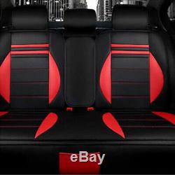 Car SUV Interior Seat Cover Steering Wheel Full Set Soft Cushion 5-Sit Accessory