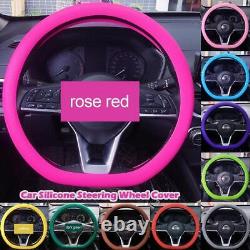Car Steering Wheel Cover Cool Anti-slip Silicone Steering Wheel Protective 60PCS