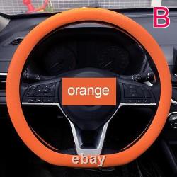 Car Steering Wheel Cover Cool Anti-slip Silicone Steering Wheel Protective 60PCS