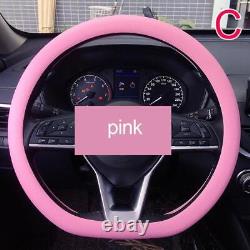 Car Steering Wheel Cover Cool Anti-slip Silicone Steering Wheel Protective 60PCS