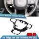 Car Steering Wheel Cover For Dodge Ram 1500 TRX Rebel 2019-2023 Carbon Fiber BLK