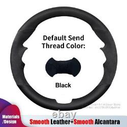 Car Steering Wheel Cover Suede Braid For BMW G30 530i 525i 530d M550d M550i G02