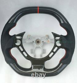 Carbon Fiber Alcantara/Leather Steering Wheel For Nissan GTR R35 2009-2017