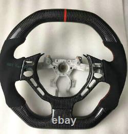 Carbon Fiber Alcantara/Leather Steering Wheel For Nissan GTR R35 2009-2017