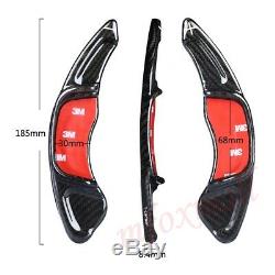 Carbon Fiber DSG Shift Paddle Steering Wheel Cover For VW Scirocco Polo Golf7