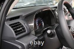 Carbon Fiber Dashboard & Steering Wheel Cover Frame Trim For Toyota 4Runner 10+