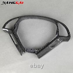 Carbon Fiber For Infiniti Steering Wheel Trim Cover G37 09-13 Q60 G35 G25 QX50